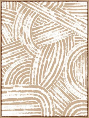 PATTERN MAZE IN APRICOT II by null, a Prints for sale on Style Sourcebook