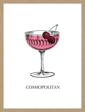 COCKTAILS - COSMOPOLITAN by null, a Prints for sale on Style Sourcebook