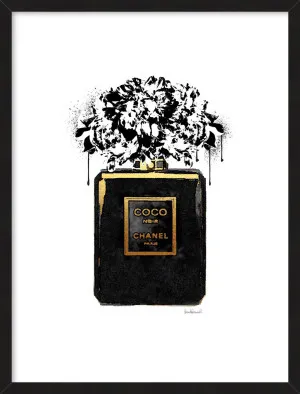 NOIR PERFUME PEONY by null, a Prints for sale on Style Sourcebook