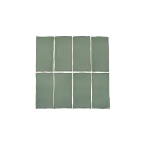 Tropea Natural Edge Rectangle Tile - Eucalyptus Green by ABI Interiors Pty Ltd, a Tiles & Pavers for sale on Style Sourcebook