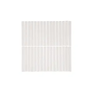 Imari Speckle Finger Mosaic Tile - Gloss White by ABI Interiors Pty Ltd, a Tiles & Pavers for sale on Style Sourcebook