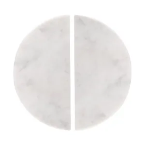 Carrara Half Moon Entry Door Pull (Pair) by ABI Interiors Pty Ltd, a Door Hardware for sale on Style Sourcebook