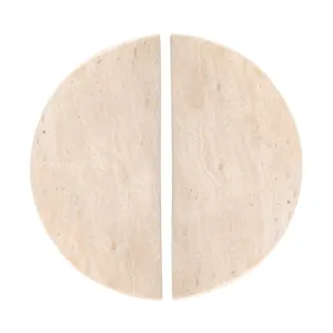 Travertine Half Moon Entry Door Pull (Pair) by ABI Interiors Pty Ltd, a Door Hardware for sale on Style Sourcebook