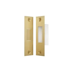 Toilet Lock Latch - Brushed Brass by ABI Interiors Pty Ltd, a Door Hardware for sale on Style Sourcebook