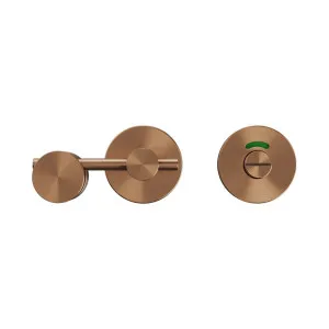 Toilet Lock Indicator - Brushed Copper by ABI Interiors Pty Ltd, a Door Hardware for sale on Style Sourcebook