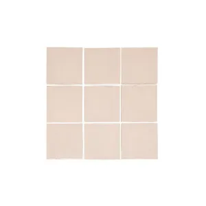 Rommani Handmade Zellige Square Tile - Bone by ABI Interiors Pty Ltd, a Tiles & Pavers for sale on Style Sourcebook