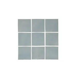 Rommani Handmade Zellige Square Tile - Powder Blue by ABI Interiors Pty Ltd, a Tiles & Pavers for sale on Style Sourcebook