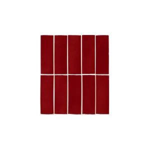 Rommani Handmade Zellige Rectangle Tile - Cherry by ABI Interiors Pty Ltd, a Tiles & Pavers for sale on Style Sourcebook