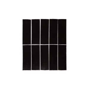 Rommani Handmade Zellige Rectangle Tile - Raven Black by ABI Interiors Pty Ltd, a Tiles & Pavers for sale on Style Sourcebook