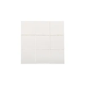 Tropea Natural Edge Square Tile - Gloss White by ABI Interiors Pty Ltd, a Tiles & Pavers for sale on Style Sourcebook