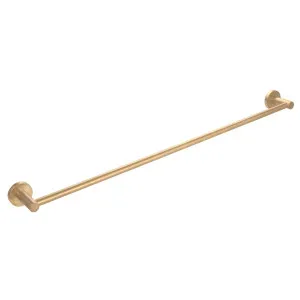 Elysian Single Towel Rail - Tumbled Aged Brass by ABI Interiors Pty Ltd, a Towel Rails for sale on Style Sourcebook