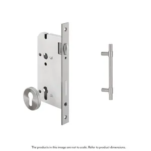 Modi Adjustable Entry Door Pull & Lock Set 300mm - Stainless Steel by ABI Interiors Pty Ltd, a Door Hardware for sale on Style Sourcebook