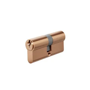 Euro Cylinder Double (Key/Key) 70mm - Brushed Copper by ABI Interiors Pty Ltd, a Door Hardware for sale on Style Sourcebook