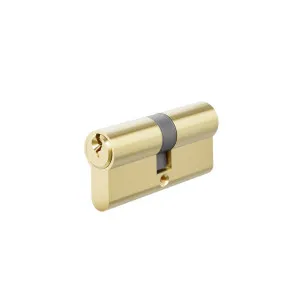 Euro Cylinder Double (Key/Key) 70mm - Brushed Brass by ABI Interiors Pty Ltd, a Door Hardware for sale on Style Sourcebook
