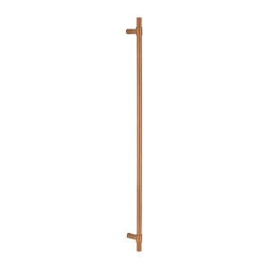 Modi Adjustable Entry Door Pull 900mm - Brushed Copper by ABI Interiors Pty Ltd, a Door Hardware for sale on Style Sourcebook
