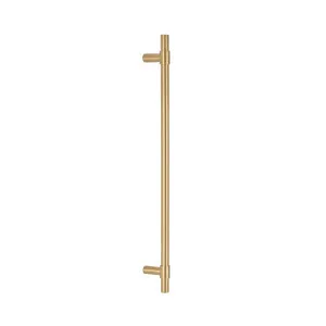 Modi Adjustable Entry Door Pull 600mm - Brushed Brass by ABI Interiors Pty Ltd, a Door Hardware for sale on Style Sourcebook