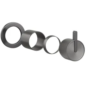 Namika Minimal Handle Kit - Brushed Gunmetal by ABI Interiors Pty Ltd, a Bathroom Taps & Mixers for sale on Style Sourcebook