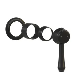 Kingsley Minimal Handle Kit - Matte Black by ABI Interiors Pty Ltd, a Bathroom Taps & Mixers for sale on Style Sourcebook