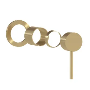 Sola Minimal Handle Kit - Brushed Brass by ABI Interiors Pty Ltd, a Bathroom Taps & Mixers for sale on Style Sourcebook