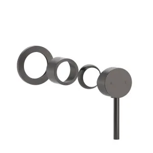 Elysian Minimal Handle Kit - Brushed Gunmetal by ABI Interiors Pty Ltd, a Bathroom Taps & Mixers for sale on Style Sourcebook