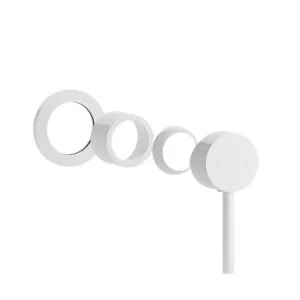 Elysian Minimal Handle Kit - White by ABI Interiors Pty Ltd, a Bathroom Taps & Mixers for sale on Style Sourcebook