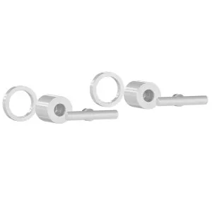 Barre Assembly Handle Kit - White by ABI Interiors Pty Ltd, a Bathroom Taps & Mixers for sale on Style Sourcebook