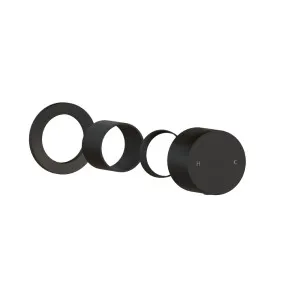 Milani Progressive Handle Kit - Matte Black by ABI Interiors Pty Ltd, a Bathroom Taps & Mixers for sale on Style Sourcebook