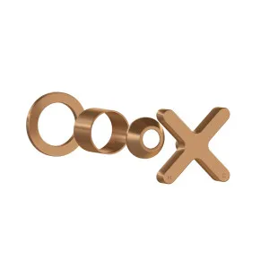 Cross Progressive Handle Kit • Brushed Copper by ABI Interiors Pty Ltd, a Bathroom Taps & Mixers for sale on Style Sourcebook