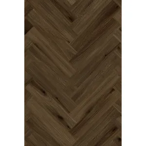 Charm Walnut Herringbone Hybrid Textured by null, a Hybrid Flooring for sale on Style Sourcebook