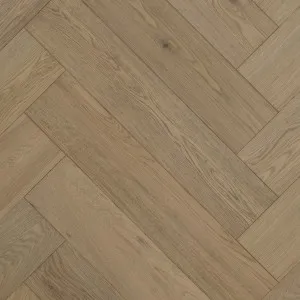 Enchant Golden Wattle Herringbone European Oak Engineered Timber Textured 14.5/3 by null, a Hardwood Flooring for sale on Style Sourcebook
