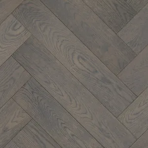 Enchant Farmhouse Grey Herringbone European Oak Engineered Timber Textured 14.5/3 by null, a Hardwood Flooring for sale on Style Sourcebook