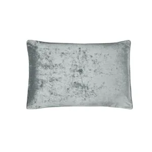 Morgan and Reid Silver Velvet Crushed Snuggle Fleece Pillowcase Pair by null, a Pillow Cases for sale on Style Sourcebook