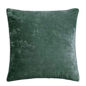 Morgan and Reid Sage Velvet Crushed Snuggle Fleece European Pillowcase Pair by null, a Cushions, Decorative Pillows for sale on Style Sourcebook