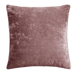 Morgan and Reid Shell Pink Velvet Crushed Snuggle Fleece European Pillowcase Pair by null, a Cushions, Decorative Pillows for sale on Style Sourcebook