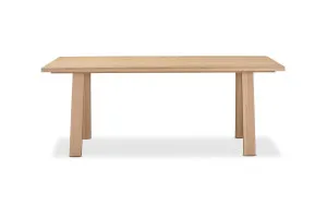 Cove V-Leg Dining Table, Oak, by Lounge Lovers by Lounge Lovers, a Dining Tables for sale on Style Sourcebook