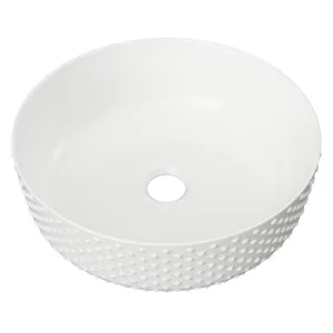 Allure Dimple Basin 360mm White Gloss by Timberline, a Basins for sale on Style Sourcebook