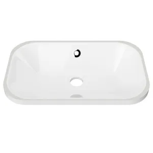 Bodhi Undermount Basin 540mm White Gloss by Timberline, a Basins for sale on Style Sourcebook
