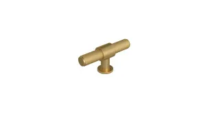 Duke T Bar 80mm Brushed Gold Handle by Timberline, a Laundry Accessories for sale on Style Sourcebook