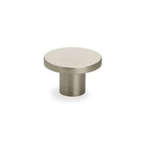Flat Knob 26mm Brushed Nickel Handle by Timberline, a Laundry Accessories for sale on Style Sourcebook