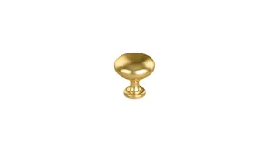Round Knob 26mm Satin Gold Handle by Timberline, a Laundry Accessories for sale on Style Sourcebook