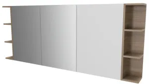 Boston Shaving Cabinet 1800mm Three Door Gold Collection by Timberline, a Vanity Mirrors for sale on Style Sourcebook
