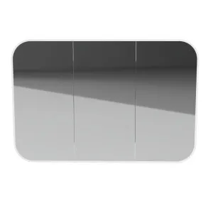 Jazz Arch Frame Shaving Cabinet 1530mm Three Door Platinum Collection by Timberline, a Vanity Mirrors for sale on Style Sourcebook