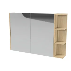 New York Shaving Cabinet 1050mm Left Double Door Gold Collection by Timberline, a Vanity Mirrors for sale on Style Sourcebook