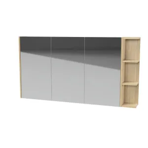 New York Shaving Cabinet 1350mm Left Three Door Gold Collection by Timberline, a Vanity Mirrors for sale on Style Sourcebook