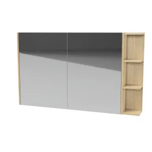 New York Shaving Cabinet 1200mm Left Double Door Gold Collection by Timberline, a Vanity Mirrors for sale on Style Sourcebook