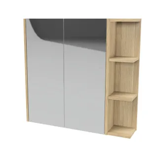 New York Shaving Cabinet 750mm Left Double Door Gold Collection by Timberline, a Vanity Mirrors for sale on Style Sourcebook
