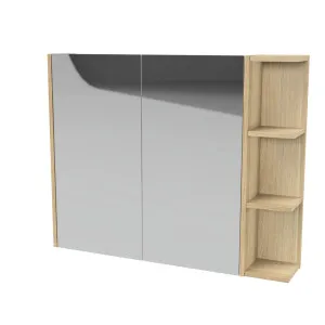 New York Shaving Cabinet 900mm Left Double Door Gold Collection by Timberline, a Vanity Mirrors for sale on Style Sourcebook