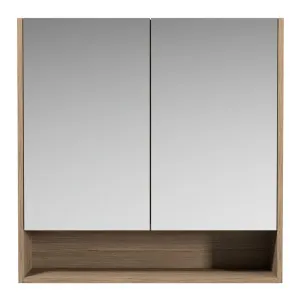Sanremo Shaving Cabinet 750mm Double Door Gold Collection by Timberline, a Vanity Mirrors for sale on Style Sourcebook