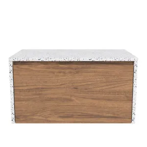 Ainsworth Vanity 750mm Centre Bowl SilkSurface Waterfall WG AC Top Wall hung by Timberline, a Vanities for sale on Style Sourcebook