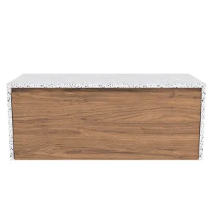Ainsworth Vanity 1050mm Centre Bowl SilkSurface Waterfall WG AC Top Wall hung by Timberline, a Vanities for sale on Style Sourcebook